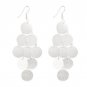 1Pair Women Alloy Circular Dangle Earings Eardrop Jewelry