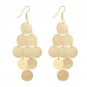 1Pair Women Alloy Circular Dangle Earings Eardrop Jewelry
