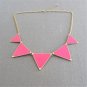 LNRRABC Gold Chain Women Triangle Punk Collar Sweater Chain Short Choker Necklaces Ladies Jewelry