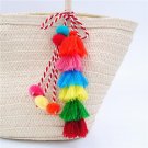1pc Colorful Pompones Tassels Pompom For Women Purse Accessories Bag Decoration Pendant
