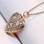 SUTEYI Photo Frame Memory Locket Necklace Silver/Gold Color Pendant Pet Cat Dog Paw Footprint Neckla