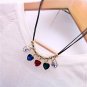 Free shipping! Luxury Imitation blue diomands rhinestone gem crystal peacock feather rope statement