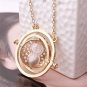 Vintage Rotating Horcrux Harry Potter Time Turner Necklace Time Converter Time Pendant Necklace For
