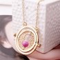 Vintage Rotating Horcrux Harry Potter Time Turner Necklace Time Converter Time Pendant Necklace For