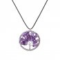 Original New Rainbow 7 Chakra Tree Of Life Quartz Pendant Necklaces Women Natural Stone Wisdom Tree