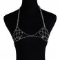 Best lady 2017 Sexy Women Love Rhinestone Bra Brassiere Body Necklace Chain Summer Hot Fashion State