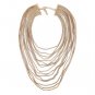 JUJIA Luxury metal chain choker Maxi Statement Necklace 2017 Multilayer Wedding chokers Collier Fash