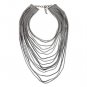 JUJIA Luxury metal chain choker Maxi Statement Necklace 2017 Multilayer Wedding chokers Collier Fash