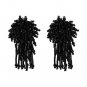 JUJIA hand made New good quality crystal beads earrings Jewelry Hot Selling Elegant long beads Chrys