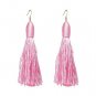 JUJIA 2017 trendy statement fashion earrings rope tassel stud MULTICOLOURED POMPOM EARRINGS women je
