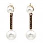 18 designs new good quality earring Statement Trendy Jewelry Elegant Shiny Resin Stone Stud Earrings