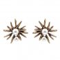 18 designs new good quality earring Statement Trendy Jewelry Elegant Shiny Resin Stone Stud Earrings
