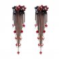 3 colors Good quality JUJIA brand design statement fashion long chain tassel stud Earrings for women
