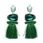 JUJIA good quality FIRENZE FRINGE DROPS earrings fashion women statement jewelry POMPOM EARRINGS dan