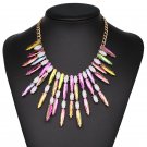JUJIA 2017 new good quality Free Shipping fashion torques colorful necklace choker pendant statement
