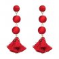 JUJIA Good Quality T Show Bohemia Tassels Dangle Earrings Women Accessories Cotton Handmade Fringed