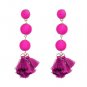 JUJIA Good Quality T Show Bohemia Tassels Dangle Earrings Women Accessories Cotton Handmade Fringed