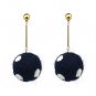 JUJIA 2017 New statement earrings long ball tassel stud pom pom earrings fashion earring for women