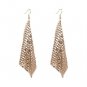 JUJIA 2017 New statement Free Fall Holographic Chainmail Earrings fashion earring for women