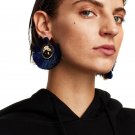 JUJIA 5 colors Hot Fashion Statement Tassel Drop Earrings for Women Bohemian big Fringed Gift Dangle