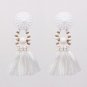 JUJIA Exaggerate Women Bohemian Indian Jewelry Statement Drop Fringe Earrings Vintage Long Tassel Ea