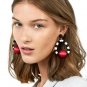 JUJIA 7 colors statement pom pom drop earring Jewelry Hot Selling Elegant Earrings for Women earring