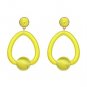 JUJIA 7 colors statement pom pom drop earring Jewelry Hot Selling Elegant Earrings for Women earring