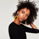JUJIA Trending Jewelry Long Earrings For Women Crystal Big Statement Dangle Drops Earrings boucle d\