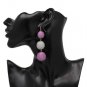 JUJIA 2017 POM POM CRISPIN BALL DROP EARRINGSS JEWELRY FASHION WOMEN STATEMENT DROP EARRING WHOLESAL