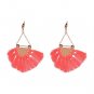 JUJIA T Show Bohemia Tassels Dangle Earrings Women Accessories Cotton Handmade Fringed Earrings Ethn