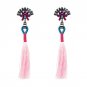 Bohemia Boho Wedding Dangle Drop Earrings Vintage Statement Jewelry Ethnic Fringe Earrings Long Tass