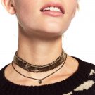 New Hot  Z choker necklace fashion necklace costume collar bib torques coin statement choker necklac