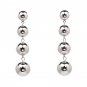 JUJIA 4 tiered balls drop features a luxe fashion earrings for women wholesale earring 7.5 CM