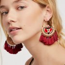 JUJIA 6 colors Bohemian Tassel Earrings New Statement earring Jewelry Factory Wholesale tassel Fring