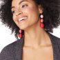 JUJIA Good Quality POM POM CRISPIN BALL DROP EARRINGSS JEWELRY FASHION WOMEN STATEMENT DROP EARRING 