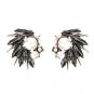 Latest Statement Simulated Pearl Earring Fashion Shiny Crystal Stud Earrings for Women Jewelry Lady 