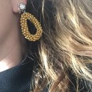 JUJIA 9 colors statement hand made crystal beads dangle drops Earrings for party fashion earring wom