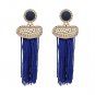 JUJIA 5 colors long tassel earrings fashion women statement tassel Earrings for women drops Fringed