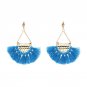 JUJIA 2017 Cotton Fringed Earrings Ethnic Jewelry Bohemia Tassels Dangle Drop Earrings Women Accesso