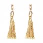 Trending Long Tassel Drop Earrings Fashion Jewelry For Women Gold Color Fringed Earring Statement Bo