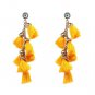 JUJIA Colorful Boho Long Earrings Fringed Drop Earring Vintage Ethnic Statement Jewelry Tassel Earri