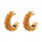 JUJIA Vintage Fashion Statement Earring Charm Crystal Beads Fringe Earrings For Women boucle d\'orei