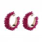 JUJIA Vintage Fashion Statement Earring Charm Crystal Beads Fringe Earrings For Women boucle d\'orei
