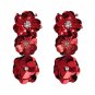 Fashion Charm Flower Big Maxi Earrings Resin Long Dangle Statement Earrings For Women Jewelry Brinco