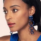 Fashion Geometric Long Earring Drop Earrings Round Circle New Acrylic Big Earrings Bijoux Brincos