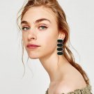 JUJIA Trendy Brand Fashion Maxi Bohemian Long Crystal Drop Earrings For Women Jewelry Dangle Stateme