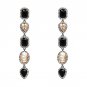 JUJIA Fashion Crystal Drop Dangle Earrings For Women Charm Luxury Statement Jewelry Long Tassel Earr