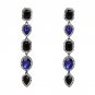 JUJIA Fashion Crystal Drop Dangle Earrings For Women Charm Luxury Statement Jewelry Long Tassel Earr