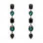 JUJIA Fashion Crystal Drop Dangle Earrings For Women Charm Luxury Statement Jewelry Long Tassel Earr