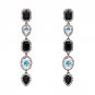 JUJIA Fashion Crystal Drop Dangle Earrings For Women Charm Luxury Statement Jewelry Long Tassel Earr